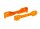 TRX9528T Querlenkerhalter hinten 6061-T6 Aluminium orange