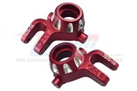 ALUMINUM 7075-T6 FRONT KNUCKLE ARMS -2PC SET GPM red TRX...