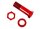 TRX9545R Servo-Saver Steher 6061-T6 Aluminium rot (1)