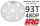 HRC74893A Hauptzahnrad - 48DP - Low Friction Gefräst Delrin - Diff Style -  93Z