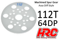 Hauptzahnrad - 64DP - Low Friction Gefr&auml;st Delrin -...