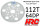 HRC764112A Hauptzahnrad - 64DP - Low Friction Gefräst Delrin - Diff Style - 112Z