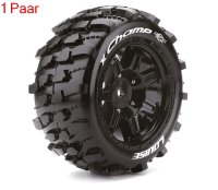 LR-T3349BM Louise RC - MFT - X-CHAMP - ARRMA Kraton 8S - Mounted - Sport - Black wheels - Hex 24mm - L-T3349BM