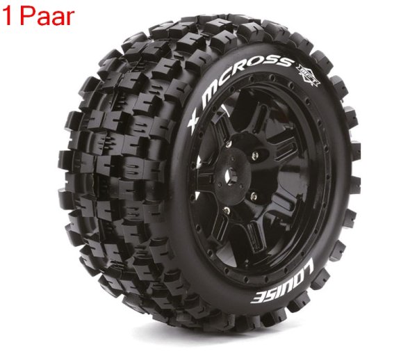 Louise RC - MFT - X-MCROSS - ARRMA Kraton 8S - Mounted - Sport - Black wheels - Hex 24mm - L-T3352BM