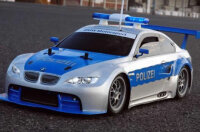 HRC8731U Lichtset - 1/10 TC/Drift - LED - JR Stecker - Polizei Dachleuchten V1 - 6 Blinkenmodus (Blau / Rot) 105x30x26mm