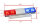 HRC8731U Lichtset - 1/10 TC/Drift - LED - JR Stecker - Polizei Dachleuchten V1 - 6 Blinkenmodus (Blau / Rot) 105x30x26mm