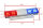 HRC8731U Lichtset - 1/10 TC/Drift - LED - JR Stecker - Polizei Dachleuchten V1 - 6 Blinkenmodus (Blau / Rot)