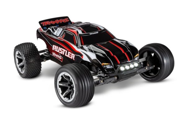 TRAXXAS Rustler rot/schwarz 1/10 2WD Stadium-Truck RTR