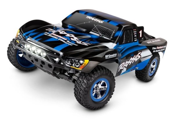 TRAXXAS Slash blau 1/10 2WD Short-Course Brushed RTR