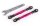 TRX2445P Vorspurstange 7075-T6 Alu pink 75mm vorne l/r