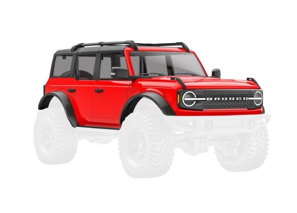 Karosserie TRX-4M Bronco rot komplett