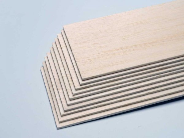 Balsa Brett  2,5 mm 1000x100 mm VE=10 Stck