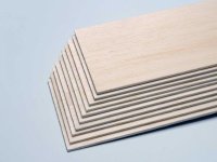 Balsa Brett  2,5 mm 1000x100 mm VE=10 Stck