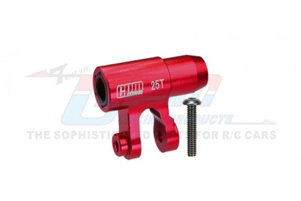 Servo-Horn 25T für standard Servo 6061-T6 Aluminium rot