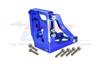 Motorhalter 7075-T6 Aluminium blau mit Schnellmontage