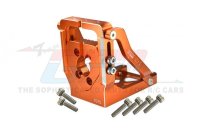 Motorhalter 7075-T6 Aluminium orange mit Schnellmontage