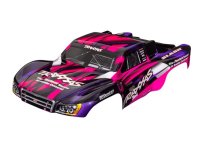 Karosserie Slash 2WD pink/violett mit Aufkleber