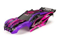 Karosserie Rustler 4x4 pink/violett mit Aufkleber