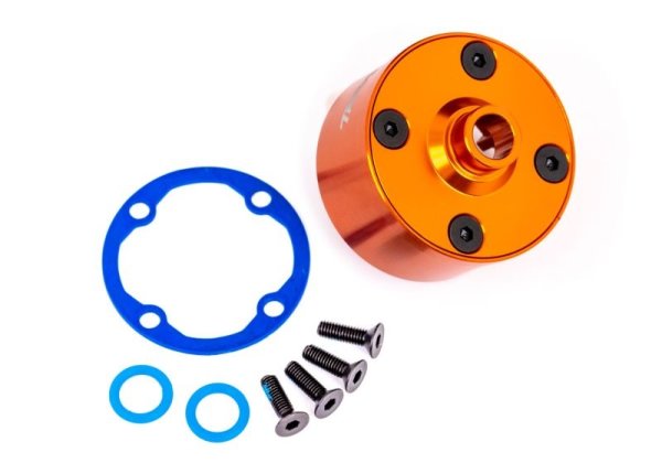 Differential-Gehäuse Aluminium orange