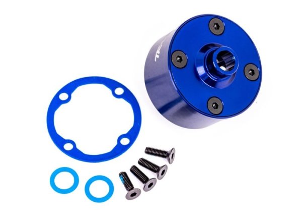 Differential-Gehäuse Aluminium blau