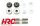 HRC15-P302C Ersatzteil - Dirt Striker & Scrapper - Diff.Gear 10T (4 Stück)
