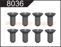 DF Models 8036 Senkkopfschneidschrauben 2.6 x12 (6)