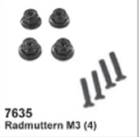 DF Models 7635 Radschrauben/ - Muttern (4) zu 3158/3160 (ab 23-3)