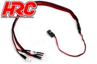 Lichtset - 1/10 TC/Drift - LED - JR Stecker - Vorne /...