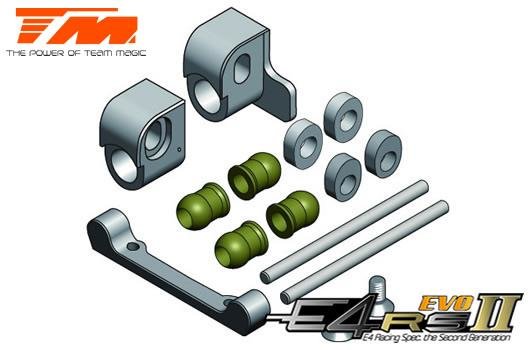 Tuningteil - E4RS II / EVO / JS II / JR II - Aluminium 7075 - Querlenker halter hinten