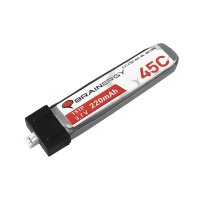 1S-LiPo-Akku mit 180 mAh, 45C und Anschluss kompatibel mit JST EH