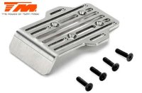 Option Part - E5 - CNC Machined Stainless Chassis Guard Skid - Front