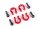TRX9734R Bumper D-Rings 6061-T6 Aluminium rot