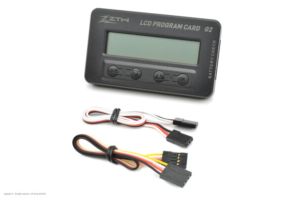 Elektronischer Geschwindigkeitsregler - Boot - LCD Programmkarte für Seal G2 ESC