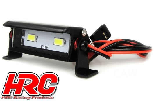 Lichtset - 1/10 oder Monster Truck - LED - JR Stecker - Multi-LED Dachleuchten Block - 2 LEDs