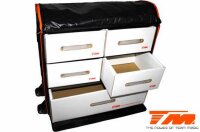 TM119212 Tasche - Transport - Team Magic 1:10 - mit Kästen und Rädern