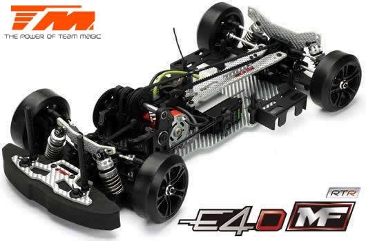 Auto - 1/10 Elektrisch - 4WD Drift - RTR - Team Magic E4D-MF - S15 / TM503017-S15