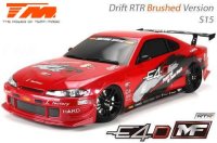 TM503017-S15 Auto - 1/10 Elektrisch - 4WD Drift - RTR - Team Magic E4D-MF - S15 / TM503017-S15