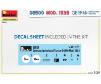 550024001 1:24 Dt. Ackerschlepper D8500 Mod. 1938