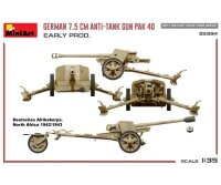 550035394 1:35 Dt. 7,5cm PaK 40 Frühe Produktion