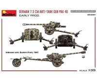 550035394 1:35 Dt. 7,5cm PaK 40 Frühe Produktion