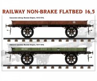 550039004 1:35 Flachbett-Waggon 16,5t ungebremst