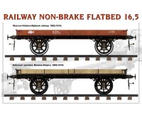550039004 1:35 Flachbett-Waggon 16,5t ungebremst