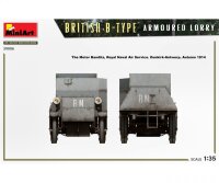 550039006 1:35 Brit. WWI LKW B-Typ gepanzert