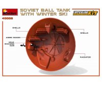 550040008 1:35 Sov. Kugelpanzer m. Ski/Intereur