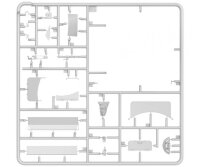 550037028 1:35 SLA APC T-54 m Räumschild/Interieur
