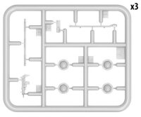 550037028 1:35 SLA APC T-54 m Räumschild/Interieur