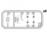 550037028 1:35 SLA APC T-54 m Räumschild/Interieur