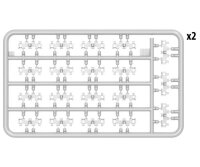 550037028 1:35 SLA APC T-54 m Räumschild/Interieur