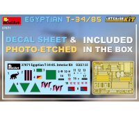 550037071 1:35 Ägypt. T-34/85 Interieur