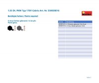 550038016 1:35 Dt. PKW Typ 170V Cabrio